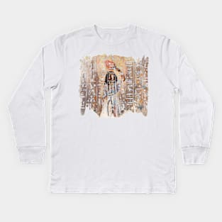 Ancient Writings Kids Long Sleeve T-Shirt